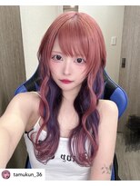 グロウ 渋谷(grow)&nbsp;☆ハウスダストさん☆エクステごと染めて作るハイトーンカラー☆