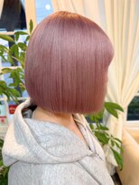 TJ天気予報 3t 日進店&nbsp;ショートボブ/似合わせ/ピンクベージュ/デザインカラー/ブリーチ