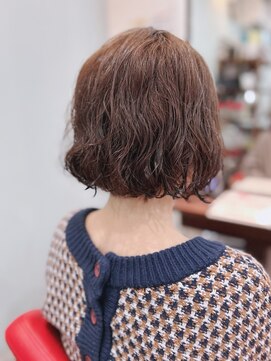 カラーズアンドロッソ(Colors&Rosso) パーマミニボブ