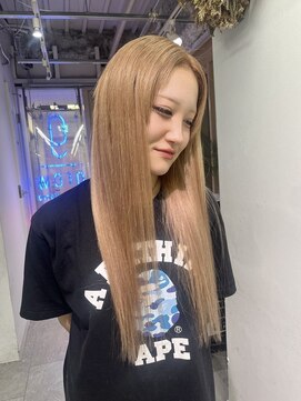 グロウ 渋谷(grow) 【ミルクティーベージュ×プルエクステ】