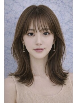 サードバイローラン(THiRD by ROULAND) 【THiRD】骨格補正フェイスレイヤー×鎖骨ミディアム