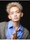 MEN’S HAIR/サーフカール/刈り上げセンターパート