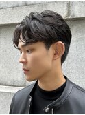 men's/メンズ/メンズカット/韓国/黒染/顔周り/マッシュ/池袋