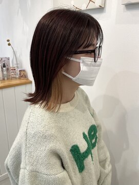 ジジ チーク 栃木(Gigi cheek) オレンジブラウン×インナーベージュ