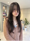 生田ハッシュカット/韓国レイヤーロング