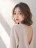 【人気NO.1】カット+透明感カラー+ラメラメトリートメント ¥10500