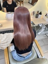 テトラ バイ ネオリーブ 横浜西口店(tetra by neolive)&nbsp;ピンクベージュ　ケアブリーチ2回　ハイトーン　ロング横浜★