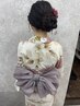【夏祭りや花火大会に】浴衣着付け＋ヘアセット