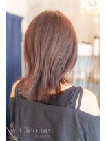 クレオメ 田町店(Cleome)&nbsp;グランマッシュ前髪艶髪斜めシースルーバング美髪イメチェン暗髪