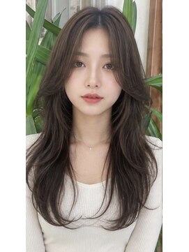 トータルビューティサロン シェリ(total beauty salon cheri) ナチュラルグレージュ×韓国風レイヤー