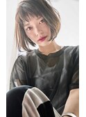 【Marl】シンプルで綺麗なカットラインのボブ