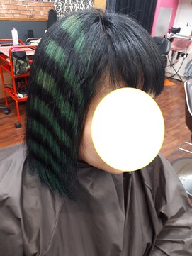 プラネット ヘアー ステーション(Hair Station PLaNeT) ボーダーカラー