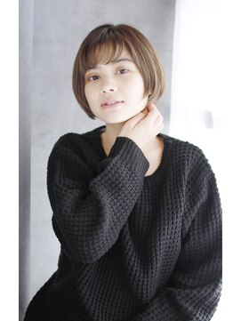 シュシュット(chouchoute) 吉祥寺3分/マニッシュ美髪ネイビーカラーバターフレンチボブ/123