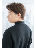 ビジネスでもOK!イケメン七三ワイルドアップバング
