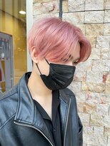 ルーブ トウキョウ(Loob. TOKYO)&nbsp;韓国風センターマッシュ. ベイビーピンク【池袋.ケアブリーチ】