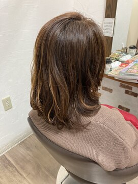 美容室 カノン(Kanon) 矯正毛のゆるふわパーマスタイル