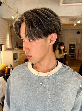 ミモザワークス(Mimosa Works) 細かいメッシュで、おしゃれで派手すぎないヘアに