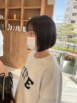 アース 三田南ウッディタウン店(HAIR&MAKE EARTH) 20代30代40代前下がりストレート大人ボブリップライン