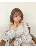 レイヤーボブ パーマボブ ブラウンカラー