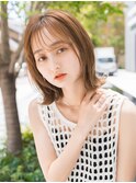 ワイドバング×ナチュラルベージュ