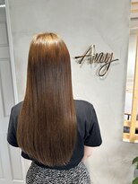 エニィ 池袋西口(Any) 黒髪/グレーベージュ/レイヤーロング/前髪パーマ/