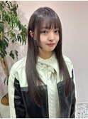 韓国ヘア/顔まわりカット/前髪あり/レイヤーカット/渋谷