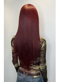 レッドヘアー×シールエクステ