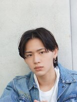 フォーエックス(hair salon XXXX)&nbsp;韓国風／マッシュウルフ／センターパート