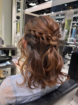 フォルテ ギンザ(FORTE GINZA) 結婚式参列ハーフアップアレンジ