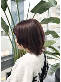 ブリーチなしチェリーレッド