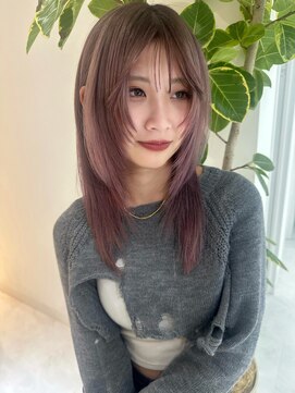 スティロ(stylo) レイヤーカットハイライトショートヘアイルミナカラーオージュア