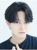 爽やか毛流れフェザーセンターパート!