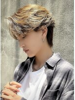 ロンド アンブル 四条烏丸(Lond ambre) 萱原大幹 センターパート/眉毛/短髪/メンズカット