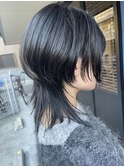 【デザインカット】ブラックウルフ