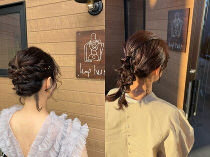 ランプヘアー(lamp hair)の写真
