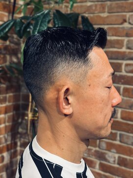 ヒロギンザ 仙台本店(HIRO GINZA) 仙台 スキンフェード バーバー アップバング メンズショート