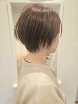 ヘアーサロンブランコ(hair salon blanco)&nbsp;ショート×ピンクベージュ