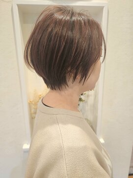 ヘアーサロンブランコ(hair salon blanco) ショート×ピンクベージュ