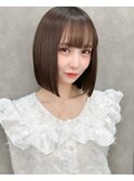 メルティカラー似合わせカットウェーブミディアム縮毛矯正