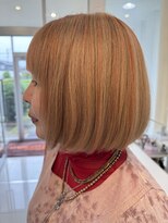 フレックスターバン(flex Turban) ベージュ×オレンジハイライト