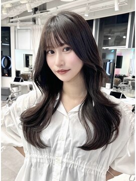 ユーフォリア 渋谷グランデ(Euphoria SHIBUYA GRANDE) グレージュ くびれ巻き 透明感カラー