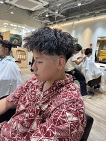 ルースト 渋谷店(ROOST)&nbsp;ブラウンカラー×ツイストスパイラルパーマ