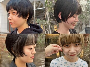リリックス(Lyrics)の写真/《mm単位で行うカット技術に妥協無》本物志向の技術で360°どこから見ても美しいショート/ボブを叶えます♪