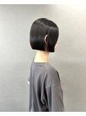 美髪矯正×ボブ