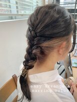 ヘアー アイス 御器所本店(HAIR ICI) 定番インナーカラー×透明感ベージュ×簡単アレンジ