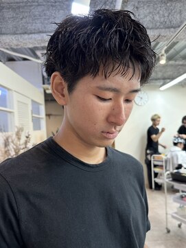 ガレージ バイ グリーン 原宿 表参道(Garage by green) 【JINKI】スパイキーパーマ