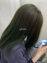ソイクフ 四条大宮店(SOY-KUFU) 20代30代◎グリーンハイトーンカラー/四条大宮/烏丸/京都