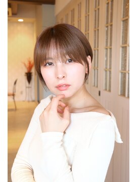 縮毛矯正/クラゲヘアー/オリーブグレー/小顔/ココアベージュ