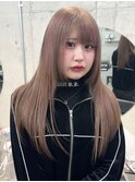 ミルクティーブラウン/原宿/ダブルカラー/レイヤーカット