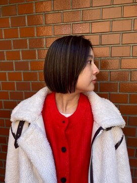 ニード(need) ミニボブ/ハイライト/デザインカラー/髪質改善/20代